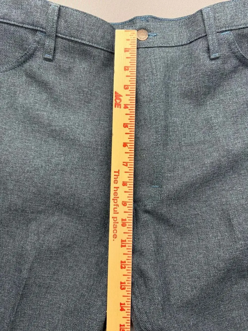 Vintage style Wrangler Wrancher Dress Jeans Polyester Bootcut Pants